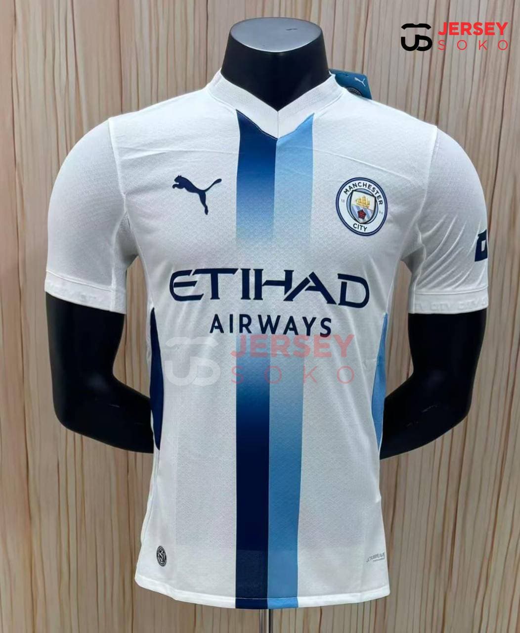 Puma Manchester City 2026/27 Away Authentic Player Version Short-Sleeve Jersey