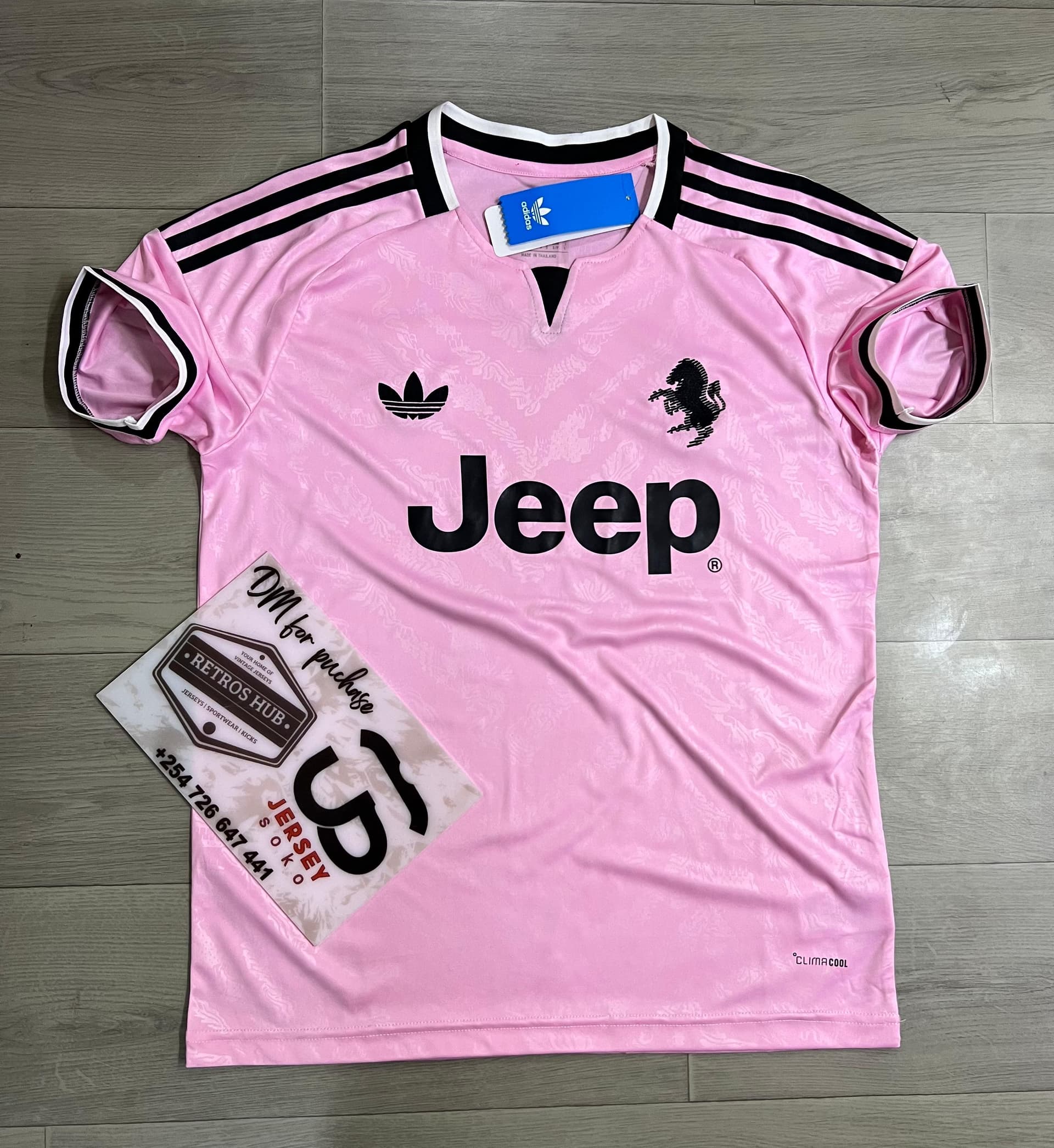 Juventus Retro Heritage Jersey – Pink Edition