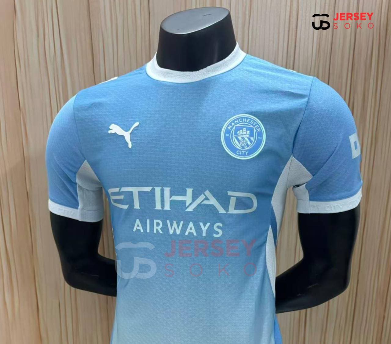 Puma Manchester City 2026/27 Home Authentic Player Version Short-Sleeve Jersey — image 3