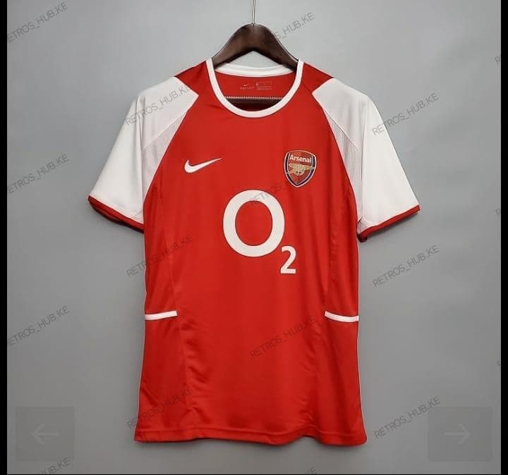 Arsenal 2002-04 Home Retro Jersey - Nike "O2" Invincibles Era