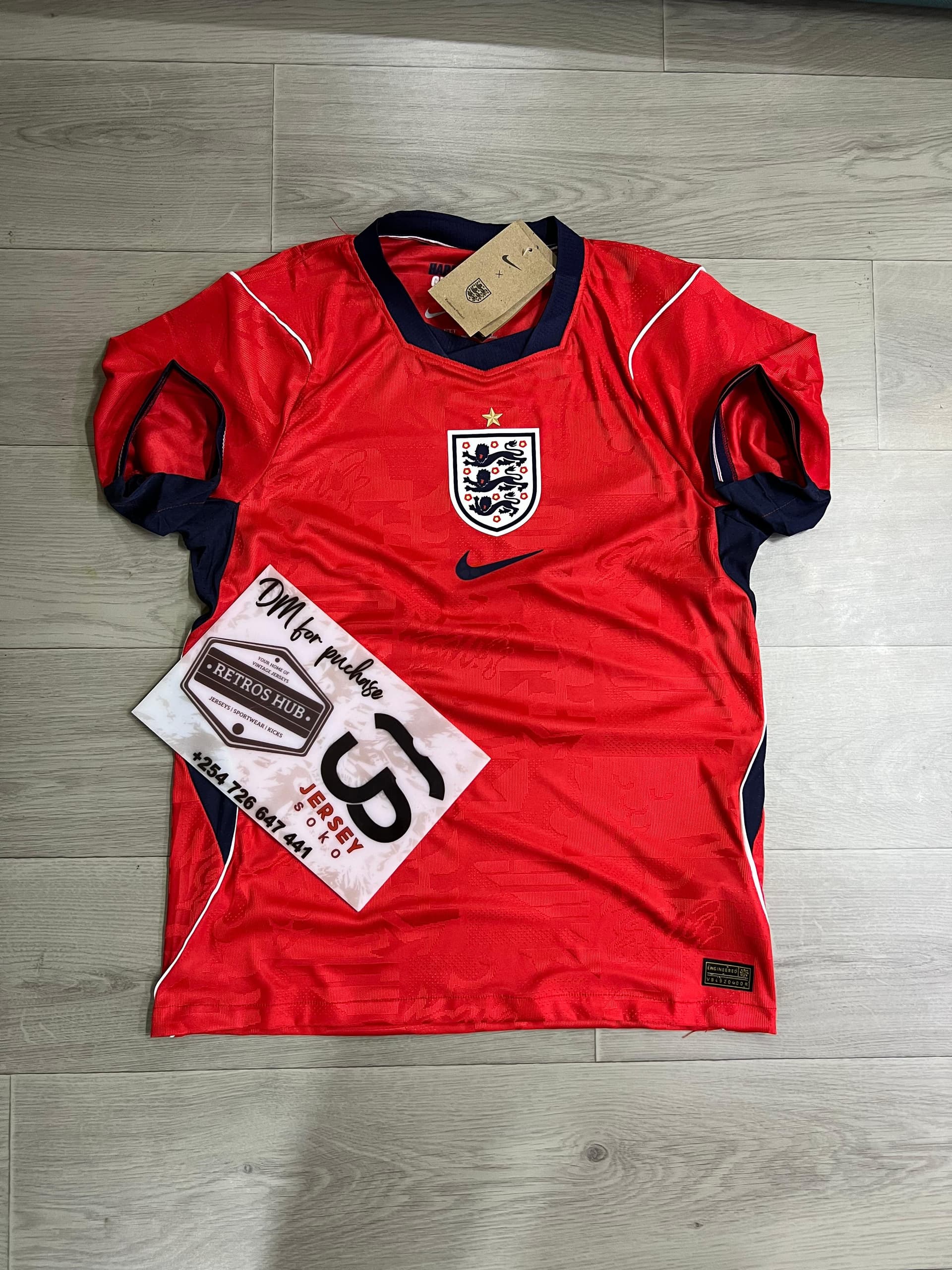  England 2026 World Cup Away Jersey Player Version
