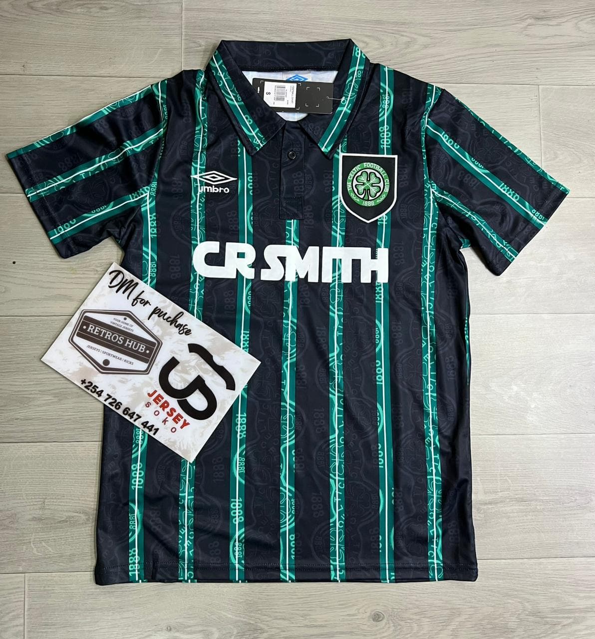 Celtic 1992-1993 Away Retro Jersey - Umbro "CR Smith" 