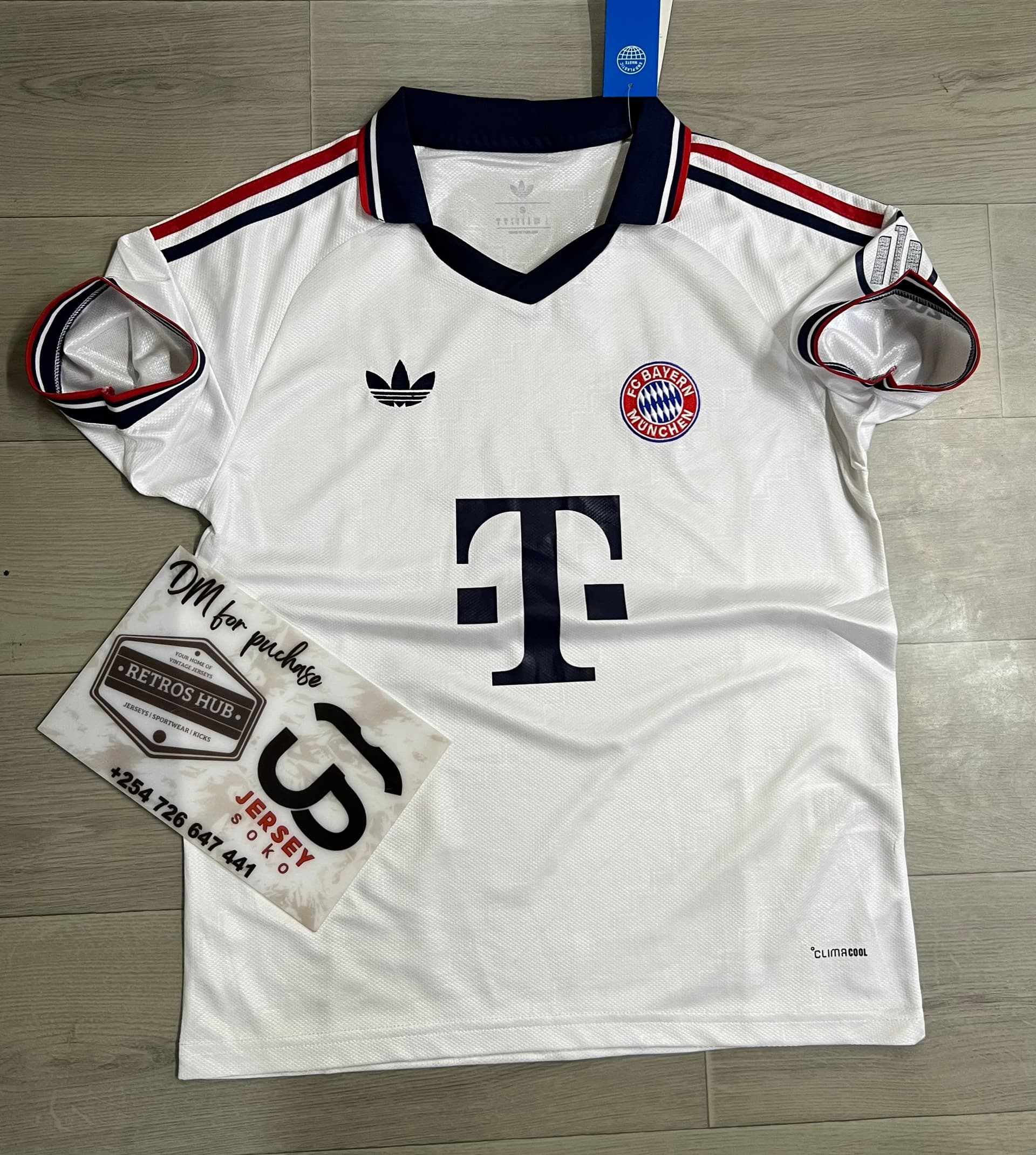 Bayern Munich Retro Heritage Jersey – White Icon Style