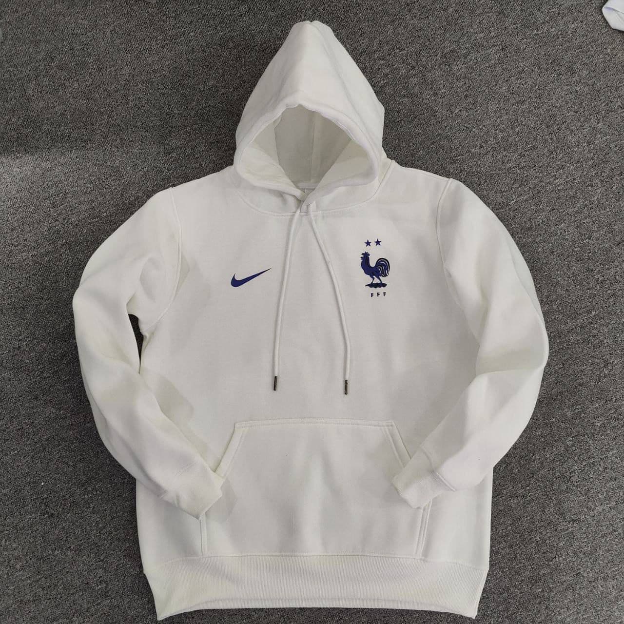 France Les Bleus White Hoodie