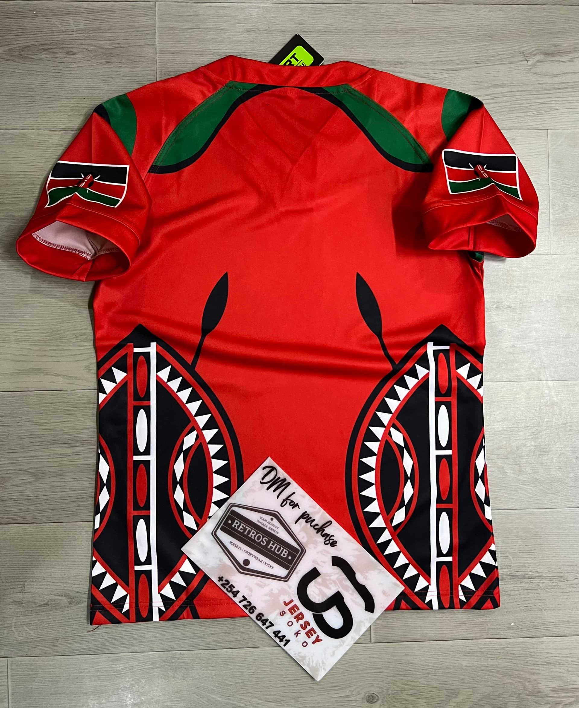 Kenya Shujaa Rugby Jersey – Maasai Shield Edition — image 2