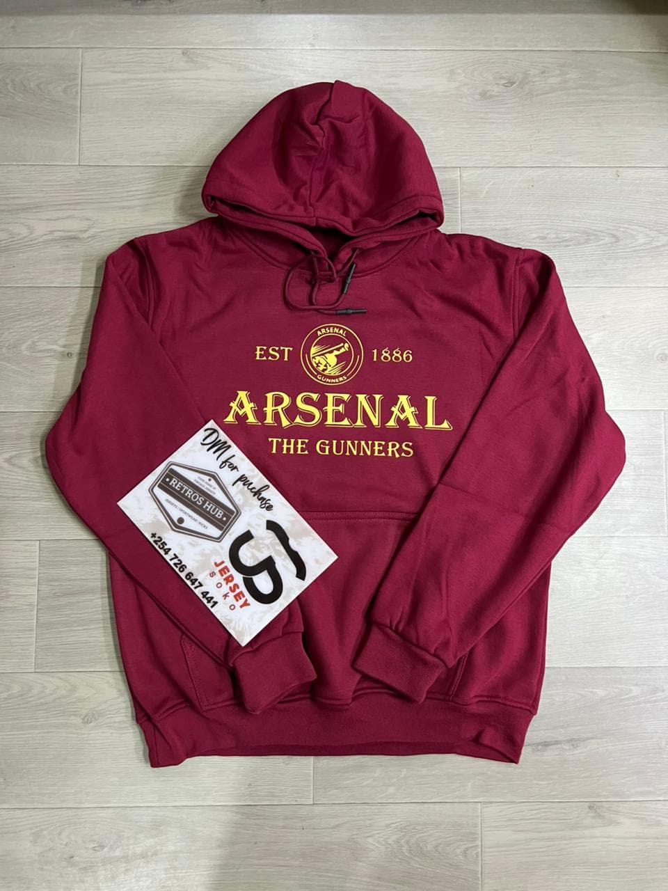 Arsenal Maroon Hoodie