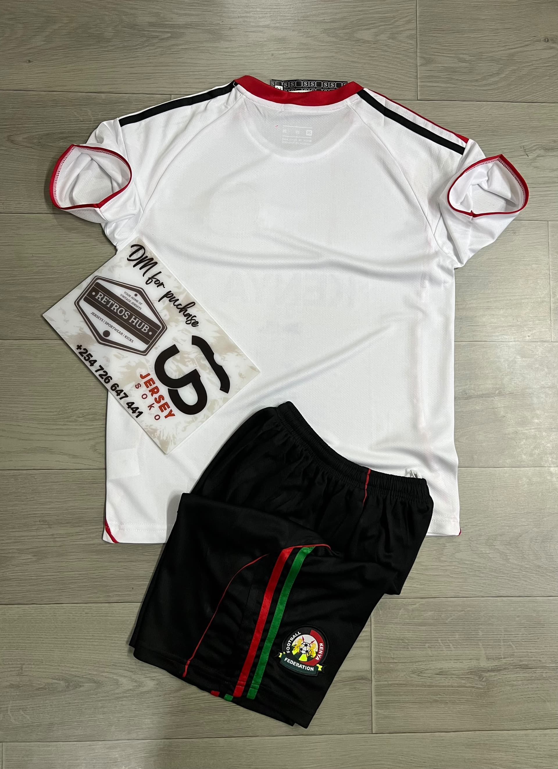 Kenya National Team (Harambee Stars) Home Kids – Jersey + Shorts Set — image 2