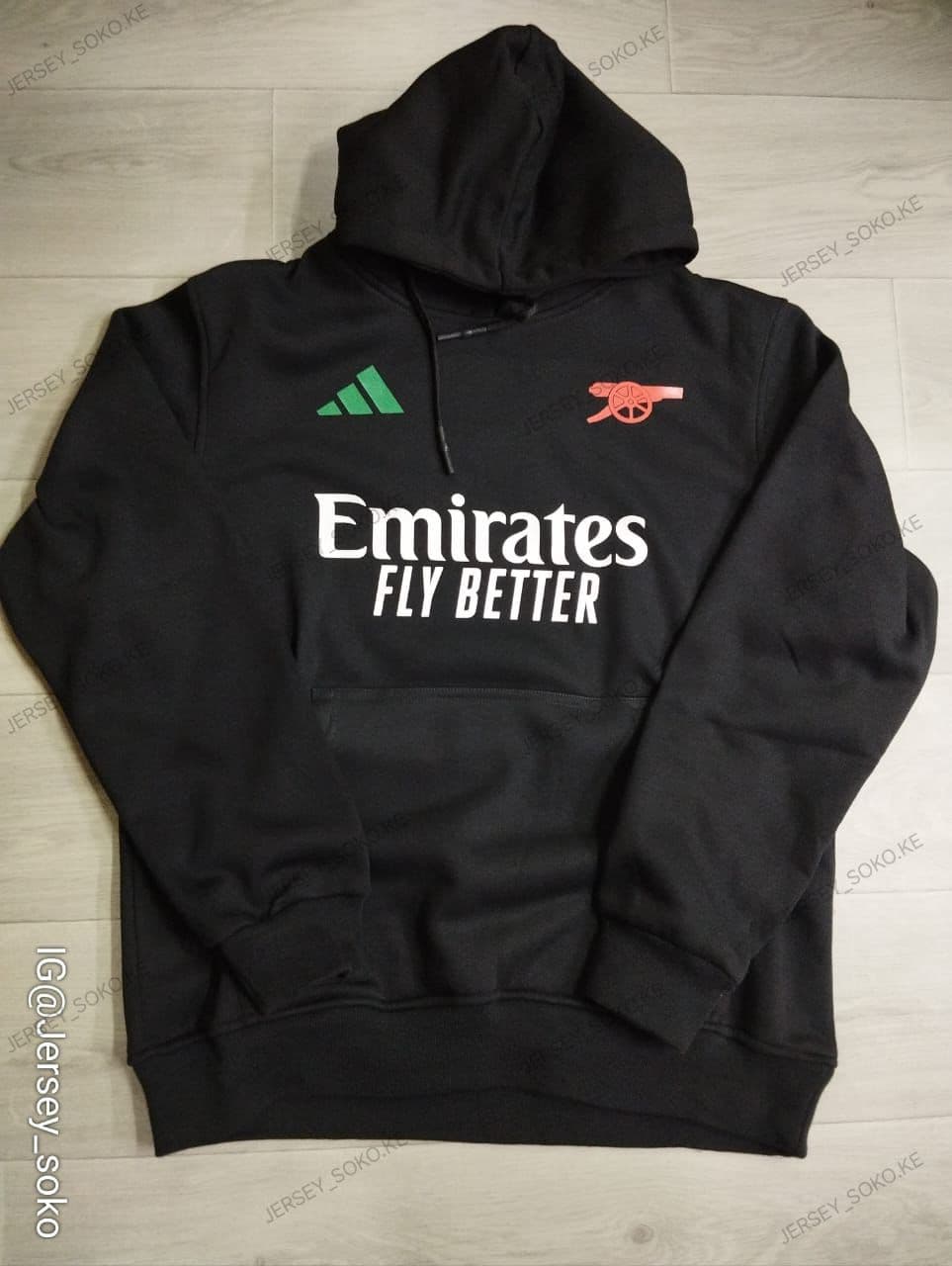 Arsenal Black Hoodie